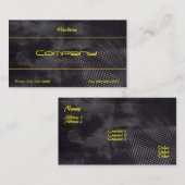 Fumer le Carte de visite métallique (Devant / Derrière)