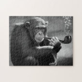 Fumer le chimpanzé, puzzle (Horizontal)