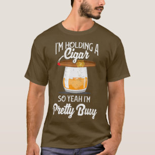 Fumer le cigare TShirt Fumer Whiskey Boire