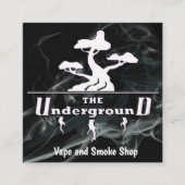 Fumer Les Cartes de visite souterrains (Devant)