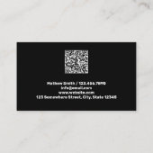 Fumer Shop QR Carte de visite (Dos)