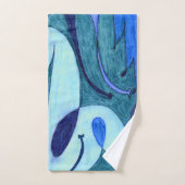 Fumes bleues (Serviette à main)