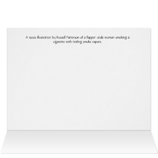 Fumeur vintage Art déco, (Intérieur Horizontal (Haut))