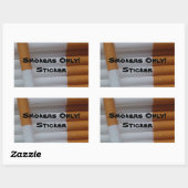 Fumeurs seulement ! Autocollant (Feuille)