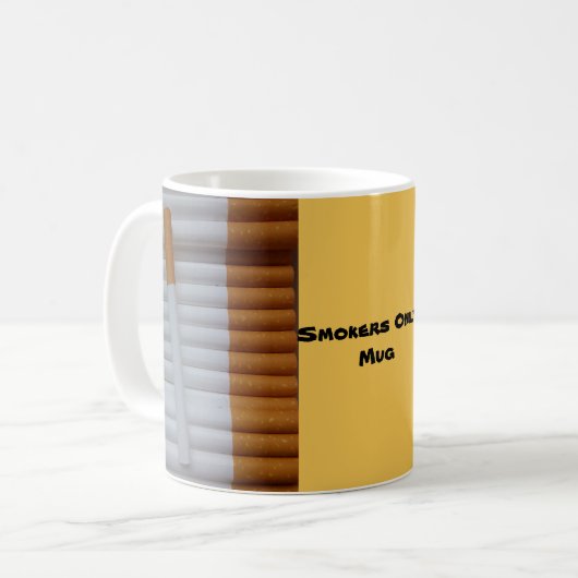 Fumeurs seulement ! Mug (Devant gauche)