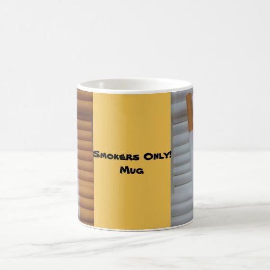 Fumeurs seulement ! Mug (Centre)