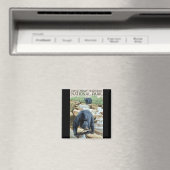 Fumkey Mountain Ours Noir Pêche Frigo Magnet (In Situ (Lave-vaisselle))