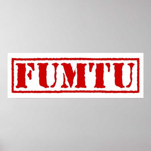 FUMTU POSTER (Voorkant)