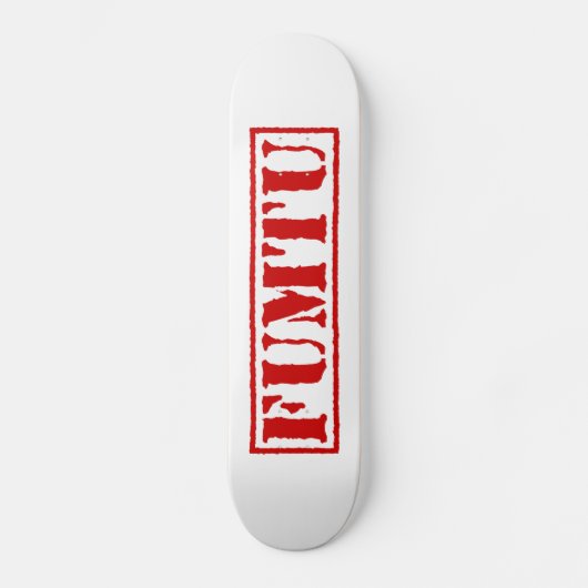 FUMTU SKATEBOARD (Voorkant)