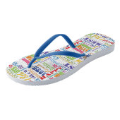 Fun 18th Birthday Party Favors Personalized Teenslippers (Schuin)