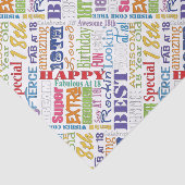 Fun 18th Birthday Party Favors Personalized Tissuepapier (Detail)