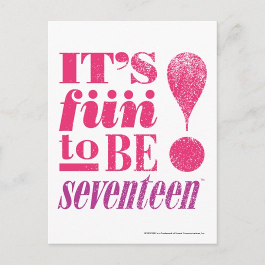 Fun. 2 B 17-Magenta Briefkaart (Voorkant)