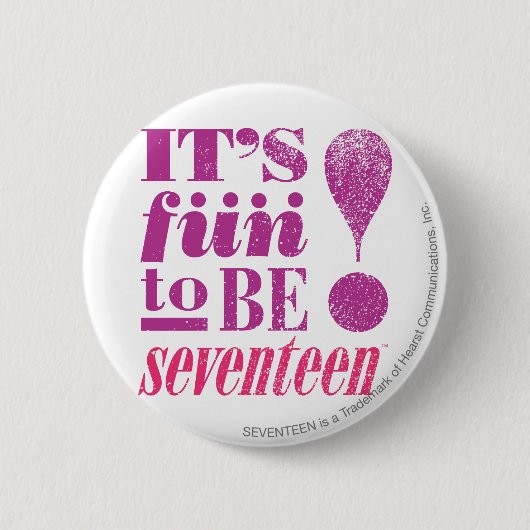 Fun. 2 B 17-Paars Ronde Button 5,7 Cm (Voorkant)