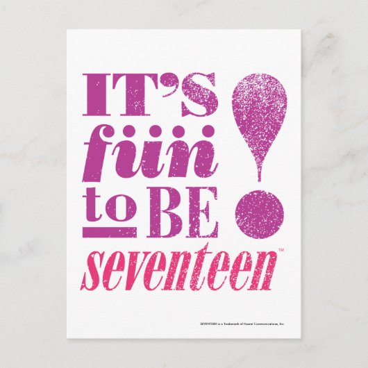 Fun 2 B 17-Purple Briefkaart (Voorkant)