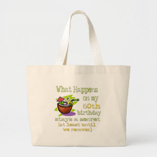 Fun 60th Birthday Gifts Grote Tote Bag