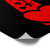 Fun 67 Number 6-7 6 7 Matching Valentine Six Seven Poster (Hoek)