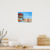 Fun aan de kant van de Britse kuil Poster (Keuken)