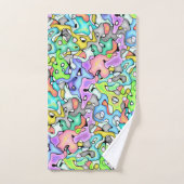 Fun Abstract Multicolor Bad Handdoek (Handdoek)