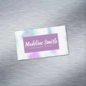 Fun Abstracte Homemade Cake Bakery Magnetisch Visitekaartje (Voorbeeld)