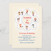 Fun Activities Invitation Kaart (Voorkant / Achterkant)