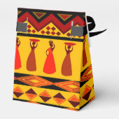 Fun African Tribal Patroonpatroonpartij Bedankdoosjes (Achterkant)
