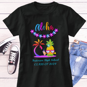 Fun Aloha Tropical Luau Party Afstuderen T-Shirt