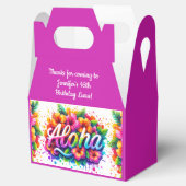 Fun Aloha Tropical Verjaardag Luau Bedankdoosjes (Geopend)