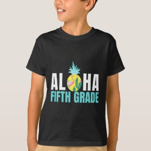 Fun Aloha vijfde klas terug naar school Kinder doc T-shirt