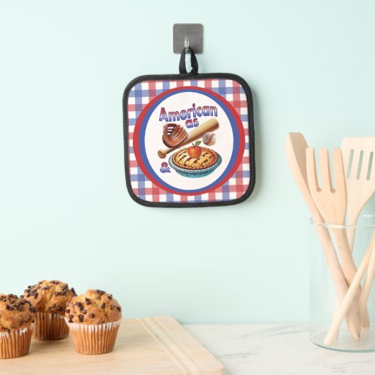 Fun American as Baseball & Apple Pie  Pannenlap (Insitu(Ophanging))