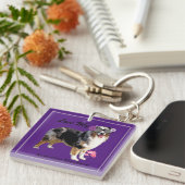 Fun and Cute Love My Aussie Sleutelhanger (Voorkant Rechts)