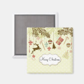 Fun and Festive kerstsierents Magnet Magneet (Voorkant / Achterkant)
