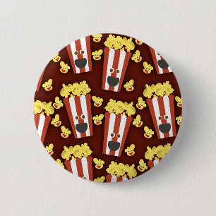 Fun and Fresh Movie Popcorn Ronde Button 5,7 Cm