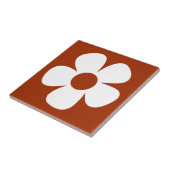 Fun and Funky 60s 70s Retro Flower Tegeltje (Zijkant)