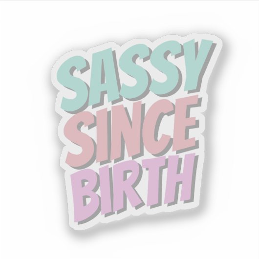 Fun and Quirky Sticker  (Devant)