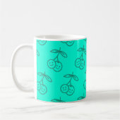 Fun and Vibrant Cherry Motif café Mug (Gauche)