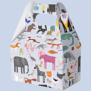 Fun Animal Menagerie Bedankdoosjes