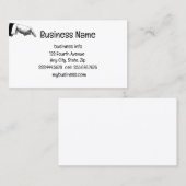 Fun  Antiek handvinger Visitekaartje (Voorkant / Achterkant)