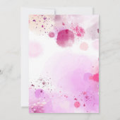 Fun Art Party Kaart voor kinderen (Achterkant)