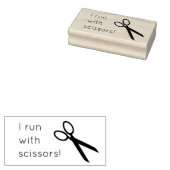 Fun Artist Scissors Rubber Stamp Rubberstempel (Gestempeld)