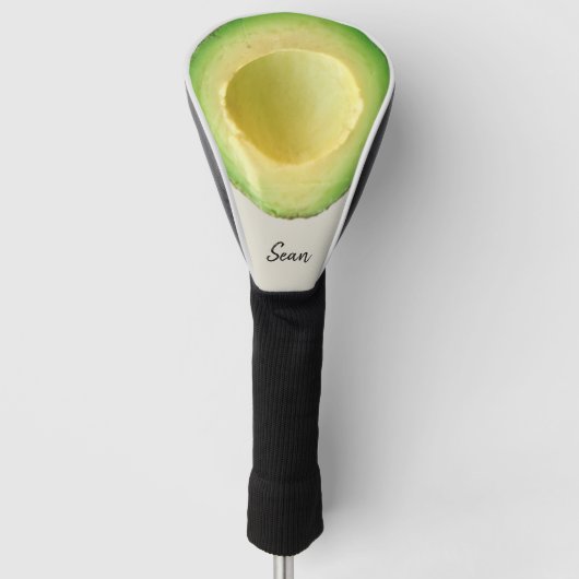 Fun Avocado 4Sean (naam) Golfheadcover (Voorkant)