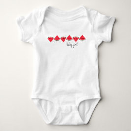 Fun Baby Girl Watermelon Romper