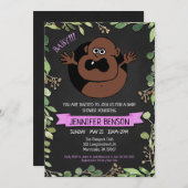 Fun Baby shower Invitation (Devant / Derrière)