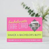 Fun Bachelorette DARE carte de jeu - smack a butt (Debout devant)