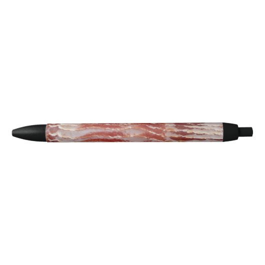 Fun Bacon Pen. Zwarte Inkt Pen (Voorkant)