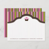 Fun Bakery | Cupcake-notarissen Notitiekaartje (Voorkant / Achterkant)