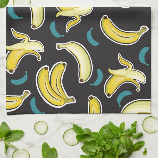 Fun Banana Pattern Theedoek (Gevouwen)