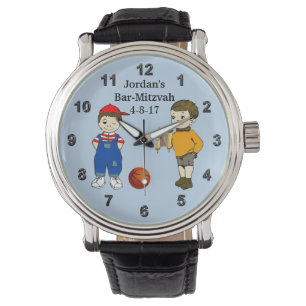 Fun Bar-Mitzvah Gifts voor jongens met Jouw tekst Horloge