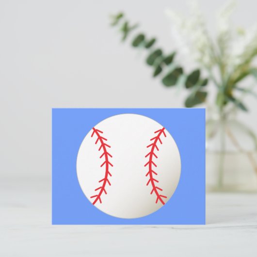 Fun Baseball Briefkaart (Staand voorkant)