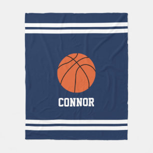 Fun Basketball Threads Gepersonaliseerd Fleece Deken