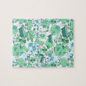 Fun Bathroom Items Cartoon Legpuzzel (Horizontaal)